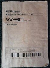 ROLAND MIDI MUSIC WORKSTATION W-30 MANUALE D'USO USATO