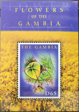 Gambia 2008 piante acquatiche, anatra gigante, fiori, natura m/s MNH