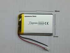 Batterie LiPo 3.7v 1200mha per