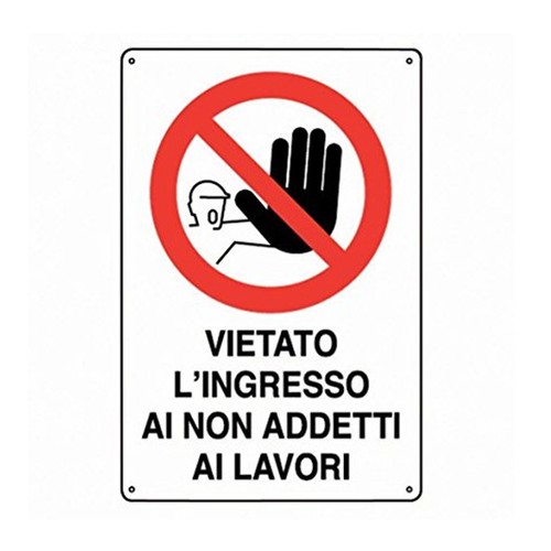 Cartello polionda vietato - polionda,