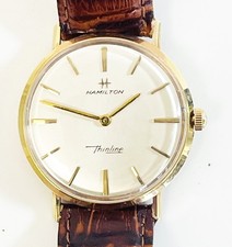 Hamilton Thinline 14K Gold