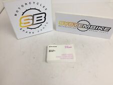 MANUALE USO E MANUTENZIONE KAWASAKI Z 750 ABS 2007-2010 GB-FR-DE OWNER'S MANUAL