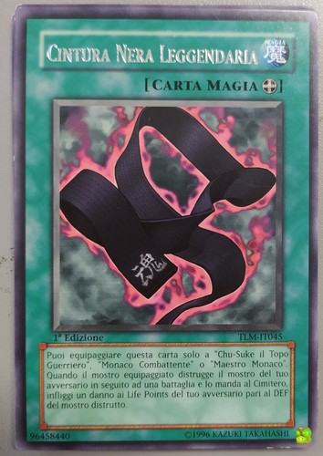 Y0179 cintura nera - yu-gi-oh!,