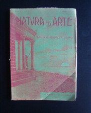 Natura ed Arte Rivista  Scienze Lettere Arti 1905 n 11 Brindisi Magia Prodigio
