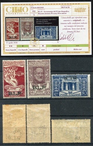 Regno italia 1922 - 1922, b.l.p