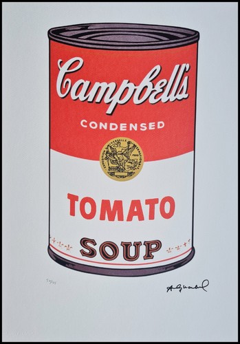 Andy warhol campbells - zuppa, di