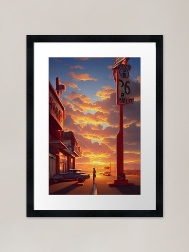 Route sunset town arte - 66,