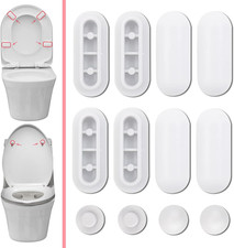 2 Set Paracolpi per Sedili WC