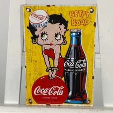 Insegna smaltata Coca-Cola -