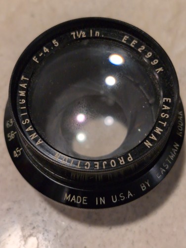 Eastman projection anastigmat - projection,