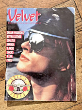 RIVISTA VELVET N.4/1991|GUNS N ROSES-KEVIN COSTNER-SINATRA-MANGA-DOORS-REM-PARIS