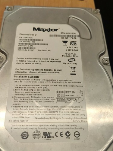 Hard disk maxtor - hard,