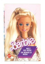 BARBIE UN MONDO DI MODA CATALOGO PIEGHEVOLE MATTEL ANNI '80