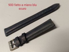 LOTTO CINTURINI VERA PELLE ITALIANA x OROLOGI, 16 mm , BLU SCURO mod.:900
