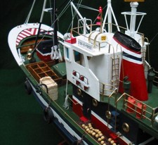 Modellino nave in legno