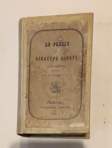 Poesie giuseppe giusti - poesie,