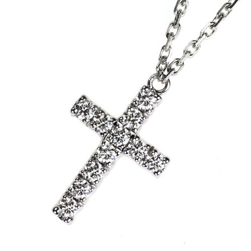 Collana con ciondolo croce - , e