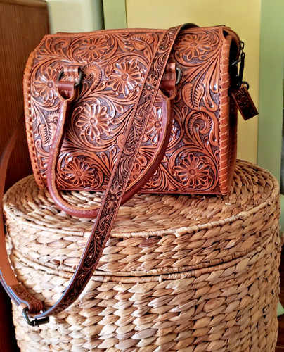 Borsa botte western marrone - western,