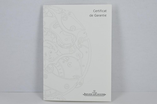 Jaeger lecoultre certificat - jaeger,