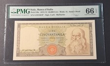 50000 LIRE LEONARDO ITALY Pick