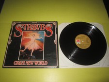 STRAWBS- GRAVE NEW WORL- A&M REC. SLAM 68078  TRIFOLD VG+/EX- BOOKLET 1ST. ITALY
