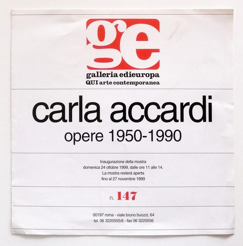 Carla accardi opere - carla,