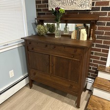 Antique Tiger Oak Sideboard