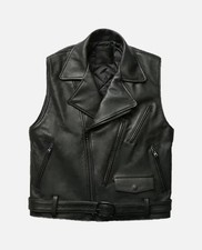 Gilet uomo nero fatto a mano