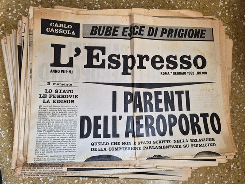 Rivista espresso annata 1962 - annata,