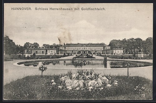 Cartolina hannover castello - cartolina,