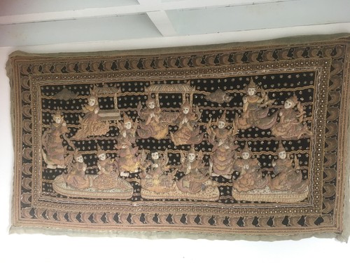 Arazzo vintage birmano - , kalaga