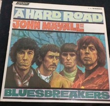 John Mayall And The Bluesbreakers ‎– "A Hard Road"USA 1967 LP Album PS502 London
