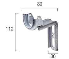 Supporto a cassonetto collo 80 senza cuscinetto