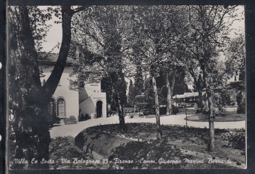 Cartolina villa sosta via - cartolina, la