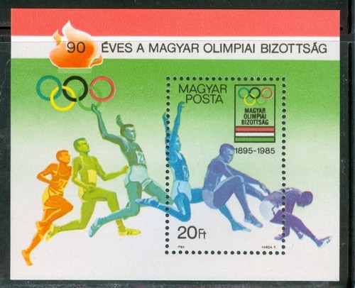 Ungheria 1985 foglio - ungheria-1985.foglio, souv.