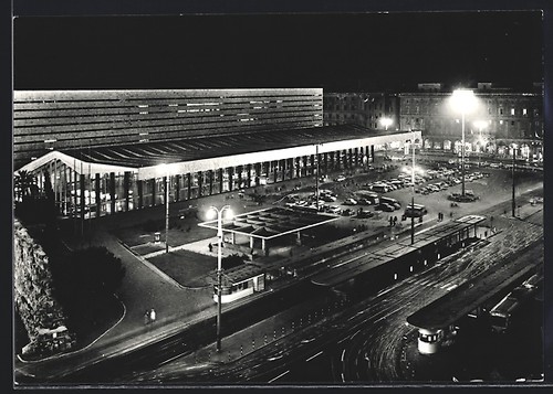 Cartolina roma stazione - cartolina,