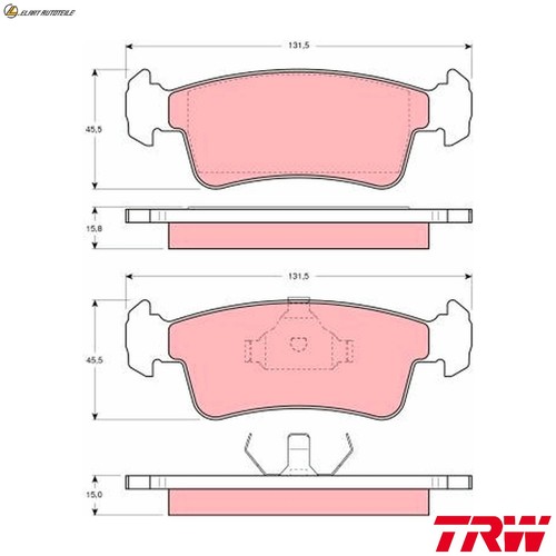 Kit pastiglie freno disco - kit,