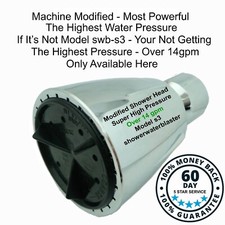 Soffione Doccia Alta Pressione Modificato Super Water Blaster Massima Pressione 14gpm