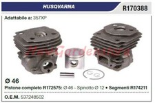 Cilindro pistone segmenti HUSQVARNA motosega 357XP R170388
