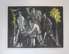 ROBERTO BARNI ACQUAFORTE ORIGINALE FIRMATA E NUMERATA PISTOIA C9