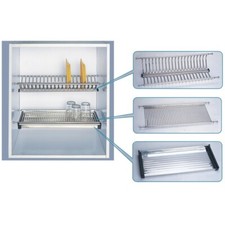 Kit Scolapiatti Acciaio Inox