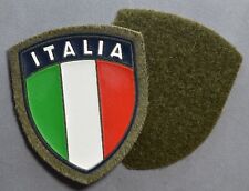 Scudetto da braccio toppa patch omerale Italia esercito italiano con velcro