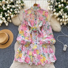 Vestito Abito Donna Corto Boho