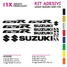 Adesivi moto compatibili Suzuki GSR 750 - stickers pvc alta qualità vari colori