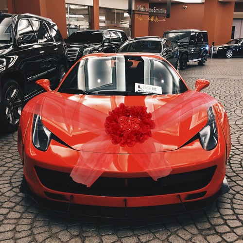 Decorazioni auto matrimonio - ,