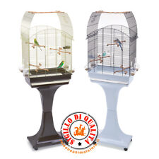Imac AGATA DELUX Gabbia  BLU / ORO per canarini, uccelli, cocorite, esotici