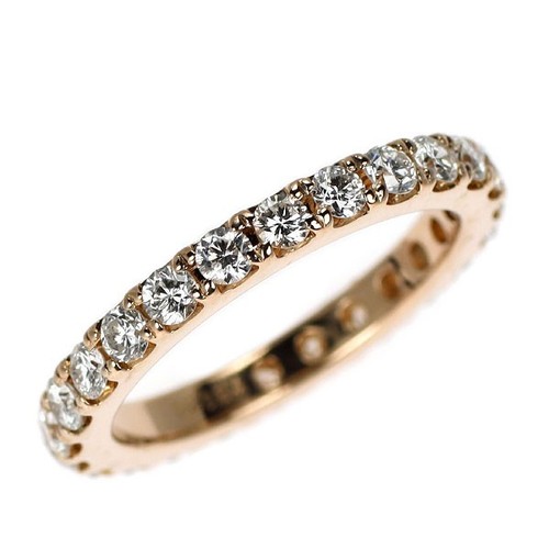 Anello con diamanti - , k18pg
