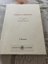 Dino campana poesie brani - dino, e