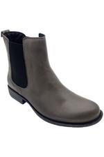 Miz Mooz Leather Chelsea Boots Lewis Gray