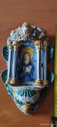 Acquasantiera ceramica - acquasantiera,